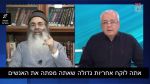אמנון לוי מראיין את הרב אמנון יצחק לאחר שאלמוני ניסה להצית את בית הכנסת